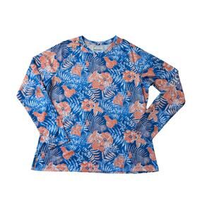 COLUMBIA Women's PFG Super Tidal Tee Sun/Swim shirt,size 1X